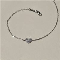 Bracciale Fanton Gioielli Donna BRACCIALI ORO in Oro bianco Cubic Zirconia BROR-222-52